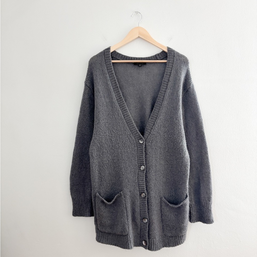 Ann Taylor Grey Cardigan